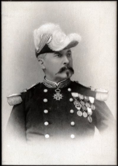 Portrait of Edouard Ferdinand Jamont, French general by French Photographer
